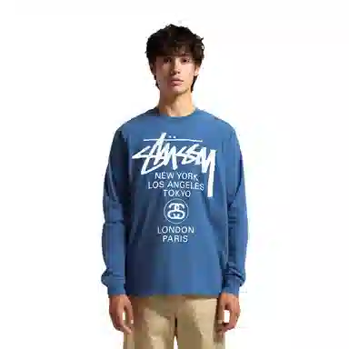 Stussy WORLD TOUR LS TEE T