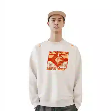 玉儿恋 美式刺绣休闲卫衣 男女同款