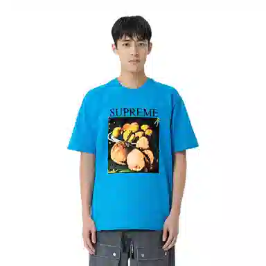 Supreme FW18 Still Life Tee Bright Blue T