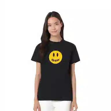 Drew House FW22 Mascot Tall ss Tee-Mascot Faded Black T