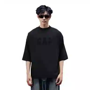 YEEZY x Gap x Balenciaga Washed Black 34 Sleeve Tee T