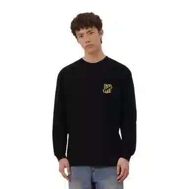 UNDEFEATED 3D Colorblock Logo Long Sleeve Tee