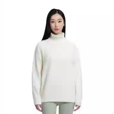红蜻蜓 简约百搭纯色半高领套头上衣慵懒风休闲通勤穿搭仿水貂绒长袖毛衣 男女同款