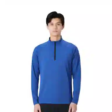 浪莎 半拉链弹力速干立领健身衣 男款