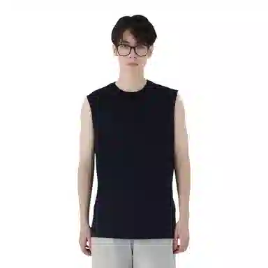 乱步 潮流简约运动无袖透气坎肩外穿夏季内搭上衣打底衫青少年学生背心 男女同款