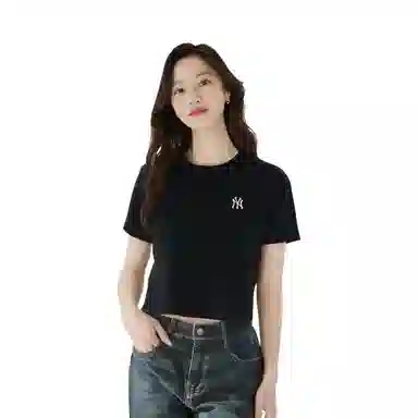 MLB BASIC SMALL LOGO Slim Crop T