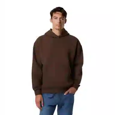 浪莎 加绒加厚连帽美式连帽运动宽松直筒健身衣 男款