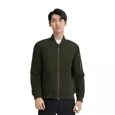 Calvin Klein Bomber Jacket Olive Green