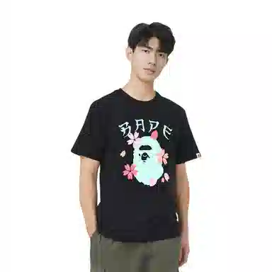 A BATHING APE SAKURA APE HEAD TEE
