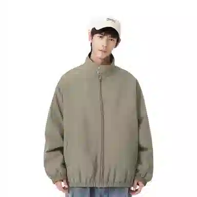 【dme】 潮流简约日系复古底特律宽松休闲白鸭绒夹克男冬季时尚立领中性户外运动羽绒服 男女同款