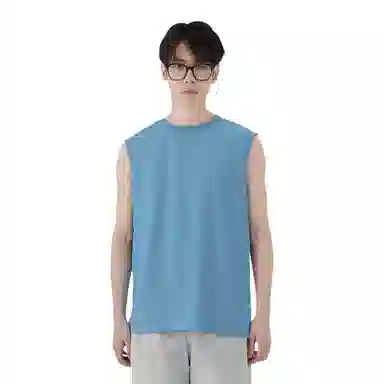 乱步 潮流简约运动无袖透气坎肩外穿夏季内搭上衣打底衫青少年学生背心 男女同款