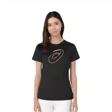 Asics Logo Crewneck T-Shirt Black