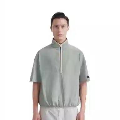 Fear of God Essentials SS24 Halfzip Mockneck Shirt Seal