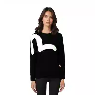 PALACE x EVISU Seagull Knit Black Logo