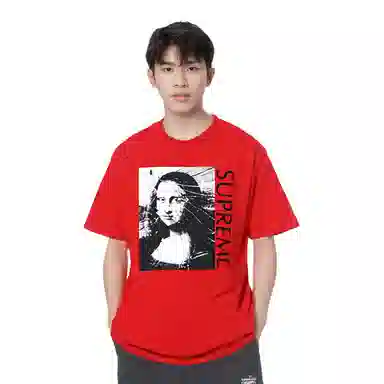 Supreme SS18 Mona Lisa Tee Red T