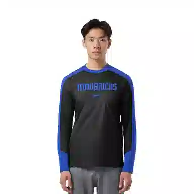 Nike x NBA Dallas Mavericks Long Sleeve Tee Black