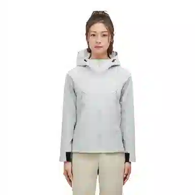 袋鼠  全天候系列 户外通勤简约拉链长袖 冲锋衣 女款