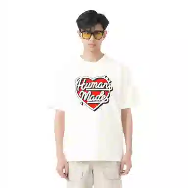 HUMAN MADE SS24 Heart Logo Crewneck T-Shirt