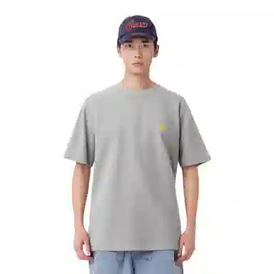 Carhartt WIP Logo T-Shirt Grey
