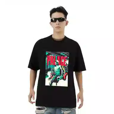 PALACE FW21 Mangas T-shirt Black LogoT