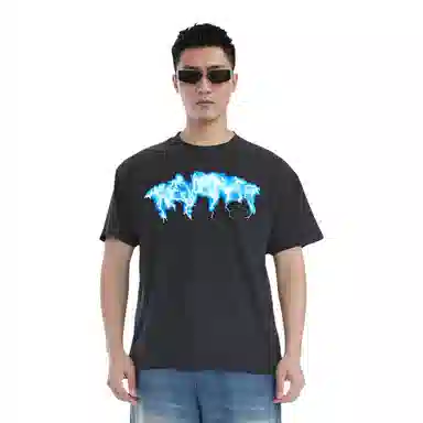 Revenge x Flame Logo T-Shirt