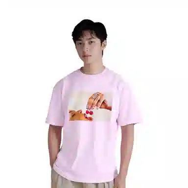 Supreme Cherries Tee Light Purple