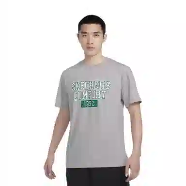 Skechers Printed Crew Neck T-Shirt