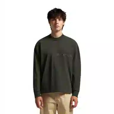 Fear of God Essentials SS23 L S Tee Off Black