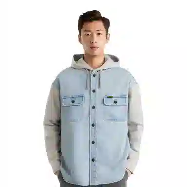 Supreme FW22 Fleece Hooded Denim Shirt