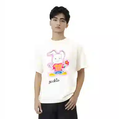 Drew House SS23 peace love Jackie ss tee off white T