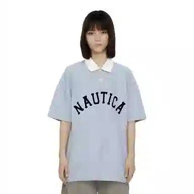 nautica white sail Polo