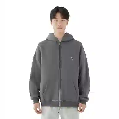AF Hoodie Zipper Long Sleeve Gray