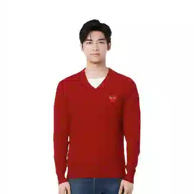 CDG Play V-Neck Sweater