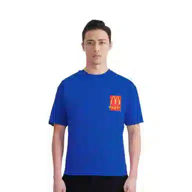 Travis Scott x McDonald's Cactus Jack Blue T-Shirt