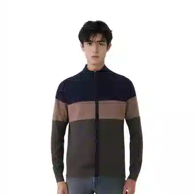 北极绒 舒适柔软宽松百搭开衫针织衫 男款