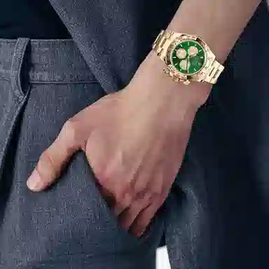 Rolex Daytona 40mm Green Dial 18k Gold