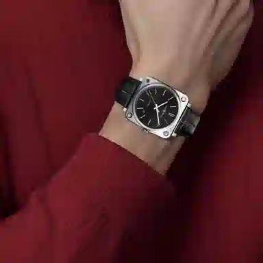 BELL ROSS 100 39mm BRS92-BLC-STSCR