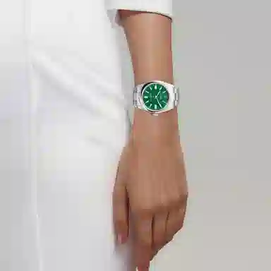 Rolex Oyster Perpetual 41mm Green Dial