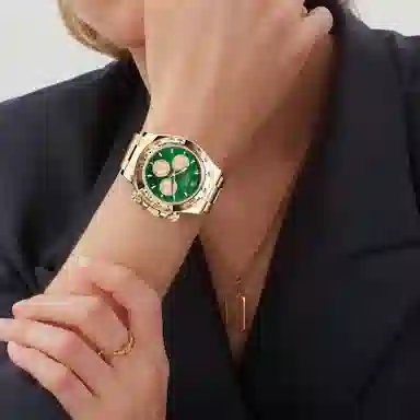 Rolex Daytona 40mm Green Dial 18k Gold