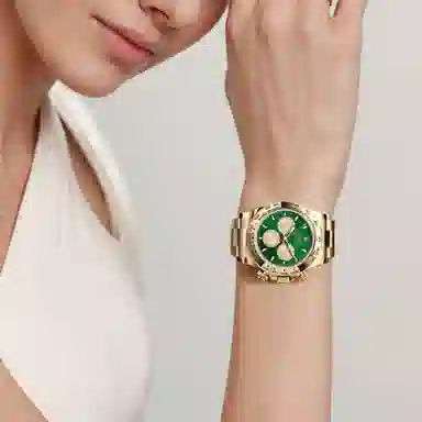 Rolex Daytona 40mm Green Dial 18k Gold