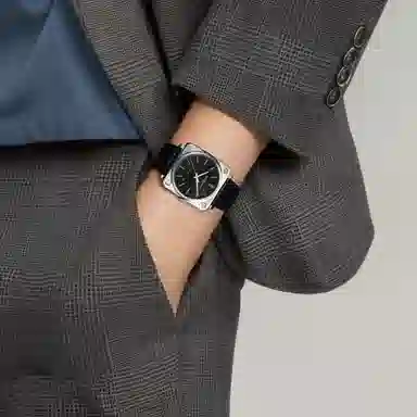 BELL ROSS 100 39mm BRS92-BLC-STSCR