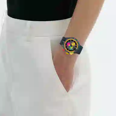 Swatch Neon Lights Quartz 47mm Gray