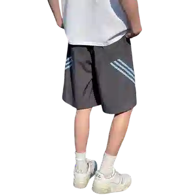 PANDA ADEVIL Summer Striped Shorts