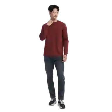 古鲨 圆领修身百搭潮流长袖卫衣 男款