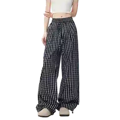 金盾 夏季阔腿长裤潮流休闲裤 男款