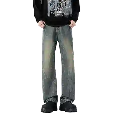 30BRAID Vintage Lightning Denim Pants