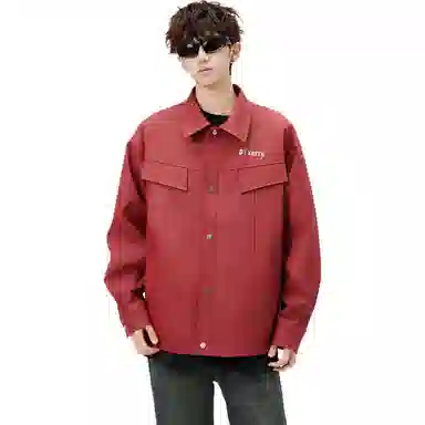 半空山 美式复古高街潮牌痞帅高级感休闲时尚机车服百搭设计感外套夹克 男女同款