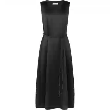 美洋 优雅静奢小黑裙无袖连衣裙 女款