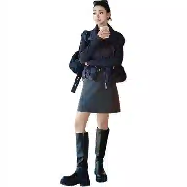 美洋 紫甘蓝鹅绒轻盈马甲 女款