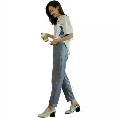 美洋 生灰九分韩国西装 女款